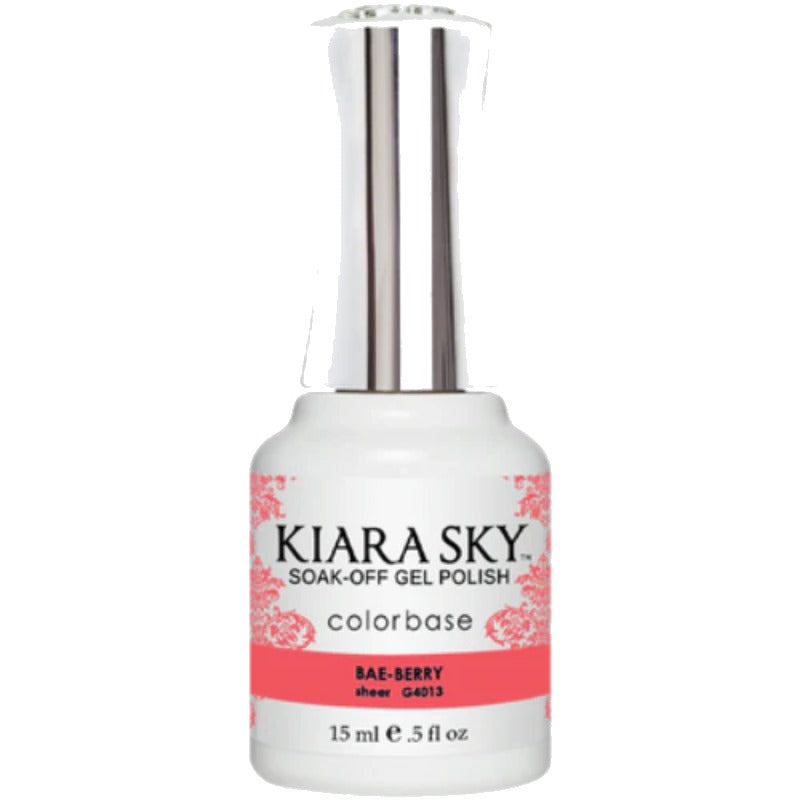 Kiara Sky Jelly Gel Polish G4013 Bae-Berry bottle
