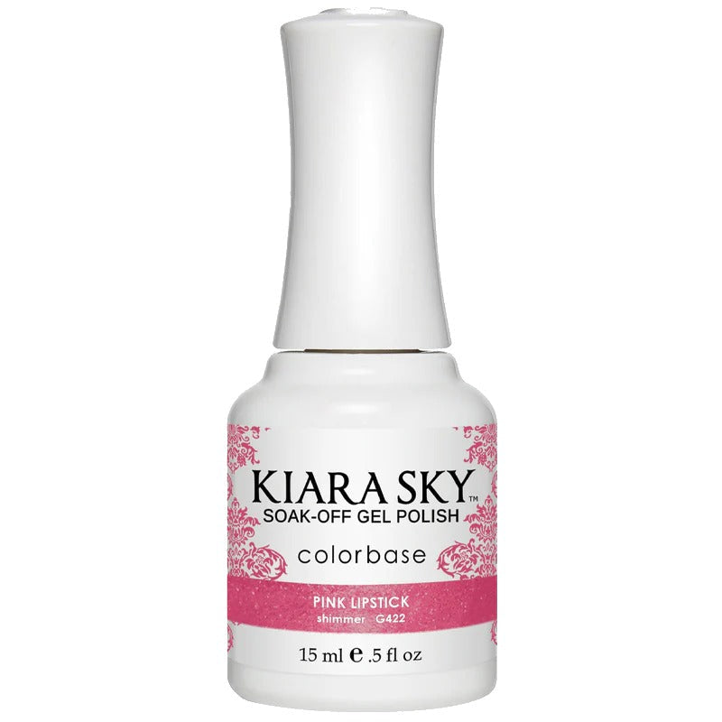 Kiara Sky Gel Polish G422 Pink Lipstick bottle