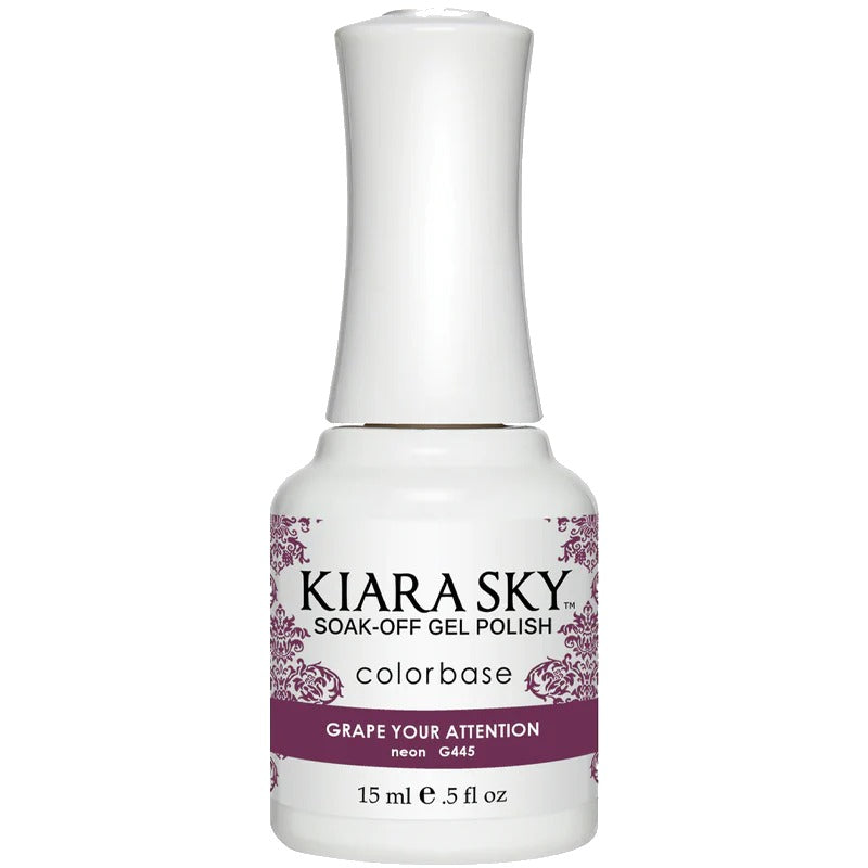 Kiara Sky Gel Polish G445 Grape Your Attention bottle