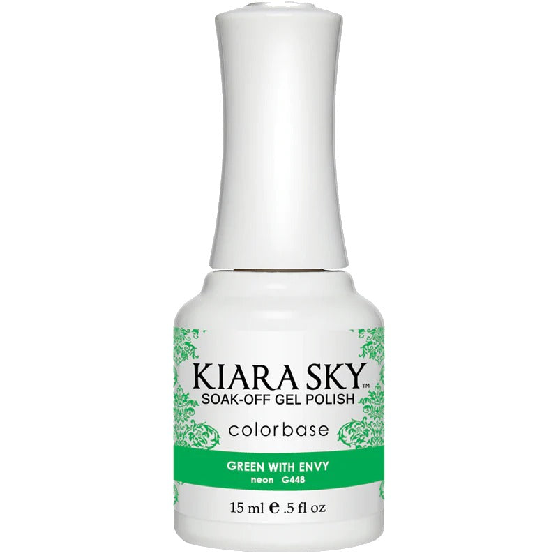 Kiara Sky Gel Polish G448 Green With Envy bottle