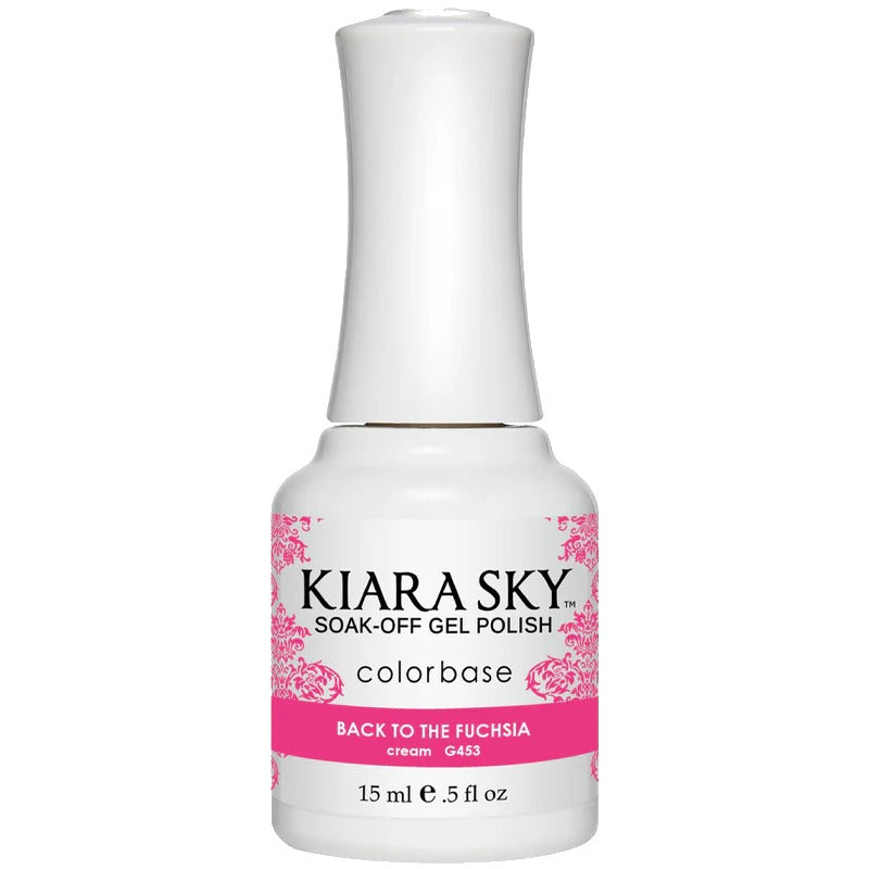 Kiara Sky Gel Polish G453 Back To The Fuchsia 0.5 oz