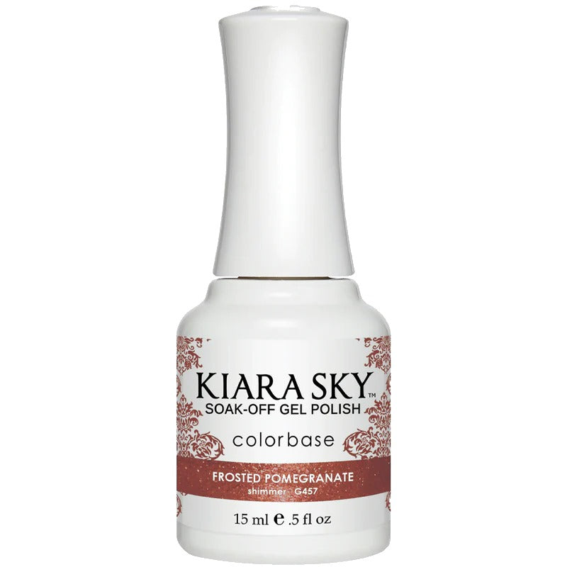 Kiara Sky Gel Polish G457 Frosted Pomegranate 0.5 oz