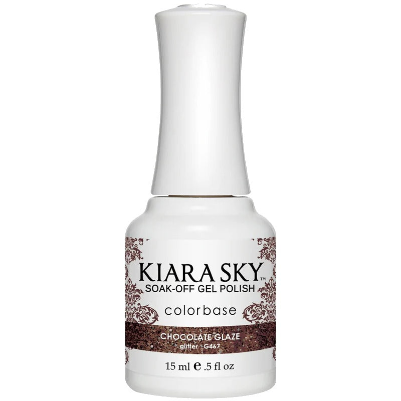 Kiara Sky Gel Polish G467 Chocolate Glaze 0.5 oz