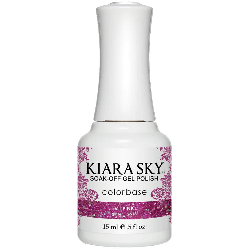 Kiara Sky Gel Polish G518 V.I.Pink 0.5 oz