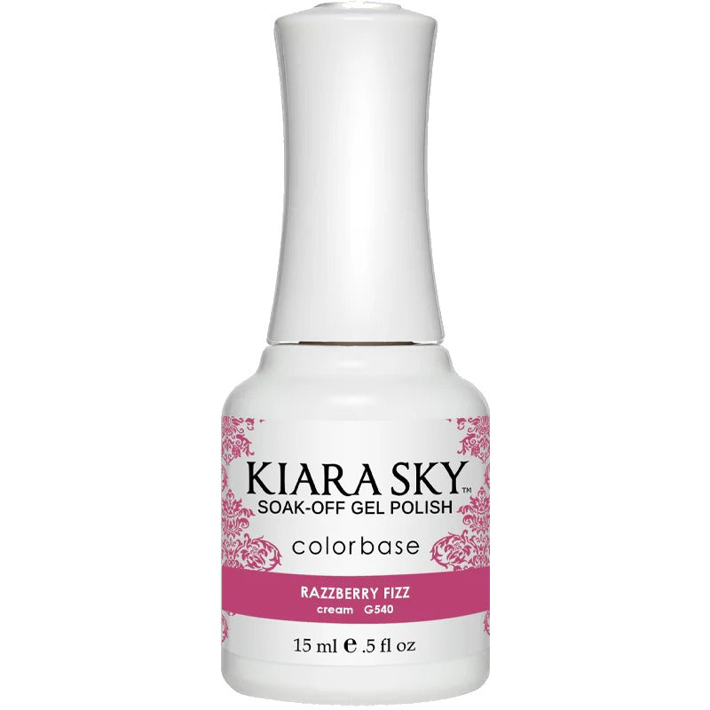 Kiara Sky Gel Polish G540 Razzberry Fizz 0.5 oz - Bottle