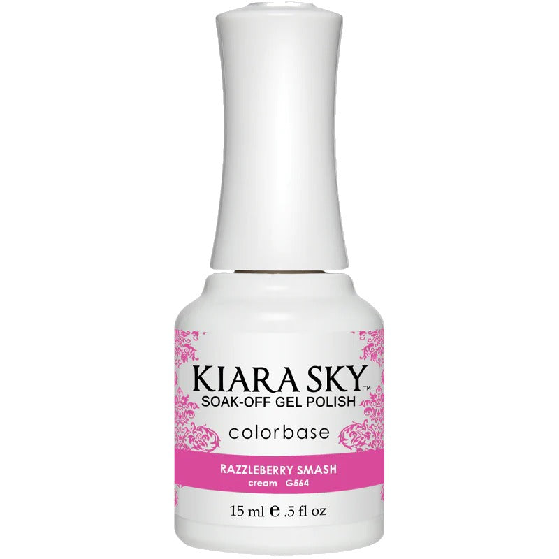 Kiara Sky Gel Polish G564 Razzleberry Smash 0.5 oz