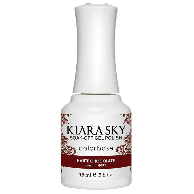 Kiara Sky Gel Polish G571 Haute Chocolate 0.5 oz
