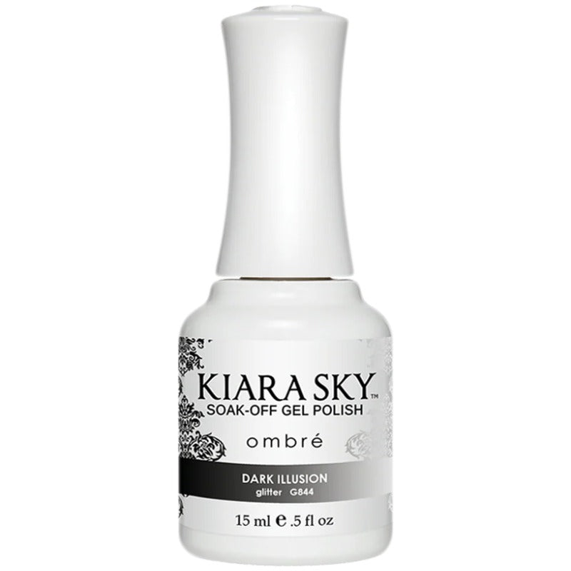 Kiara Sky Gel Polish G844 Dark Illusion 0.5 oz