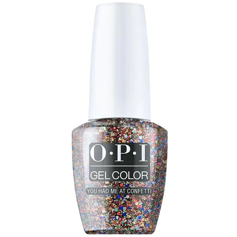 (Old Formula) OPI Nail GelColor Polish GCHPN15 You Had Me at Confetti 0.5 oz/15 ml