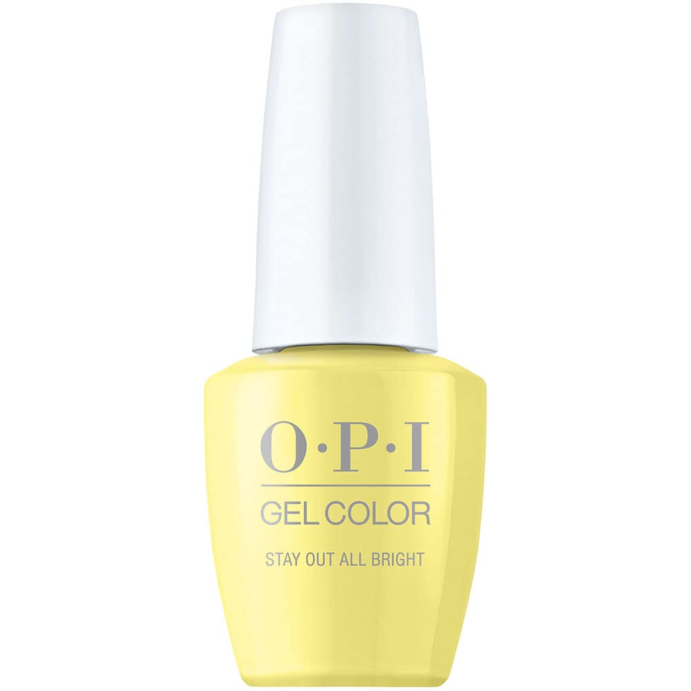 (Old Formula) OPI Nail GelColor Polish GCP008 Stay Out All Bright 0.5 oz/15 ml