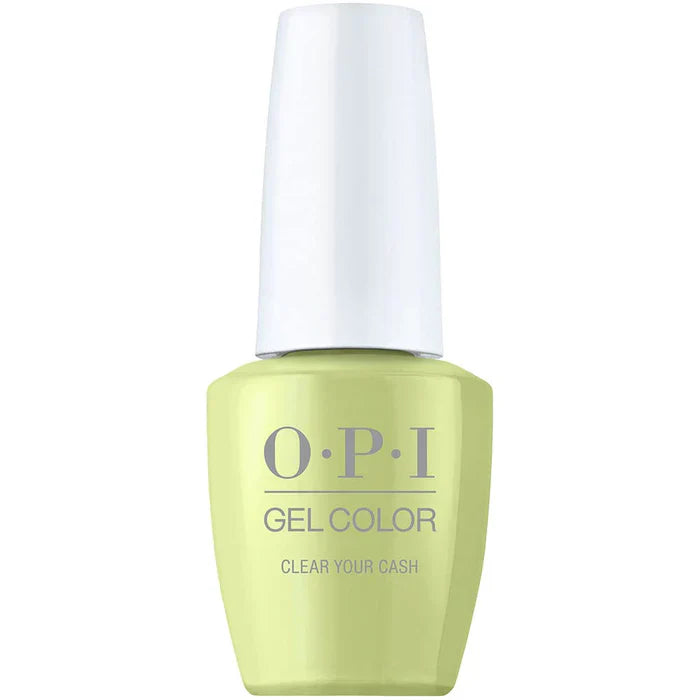 (Old Formula) OPI Nail GelColor Polish GCS005 Clear Your Cash 0.5 oz/15 ml