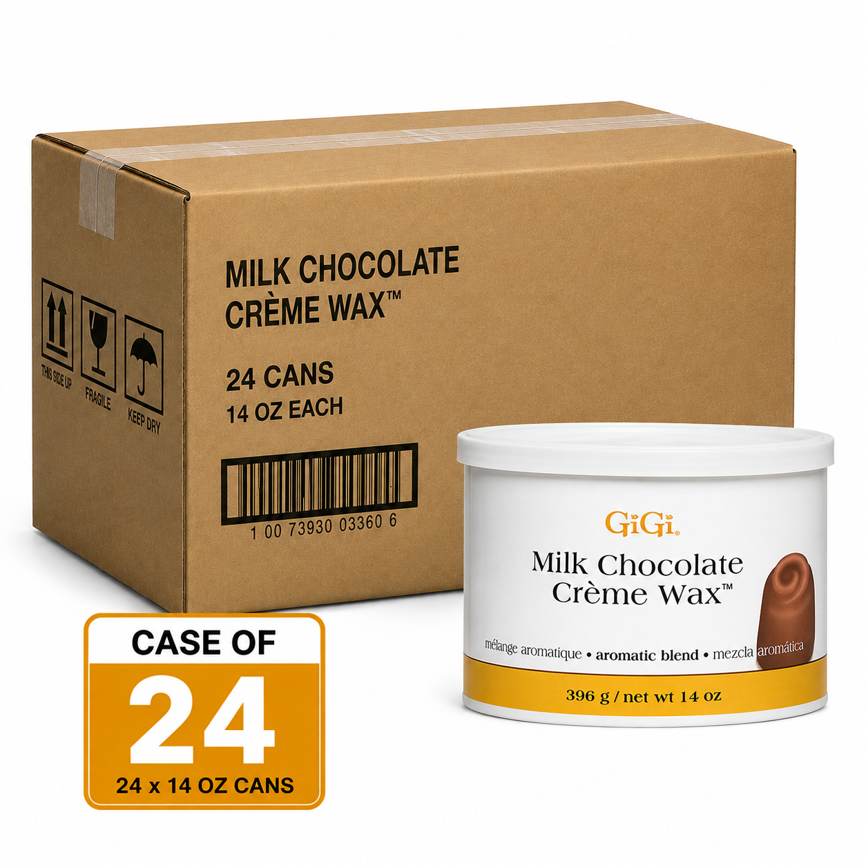 GiGi Milk Chocolate Creme Wax 14 oz