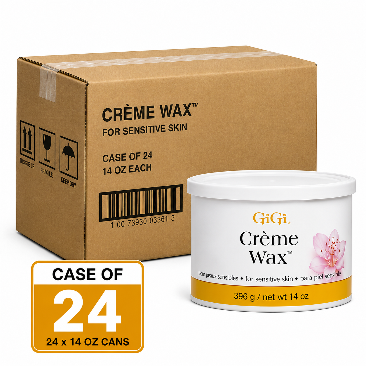 Gigi Creme Wax for Sensitive Skin 14 oz