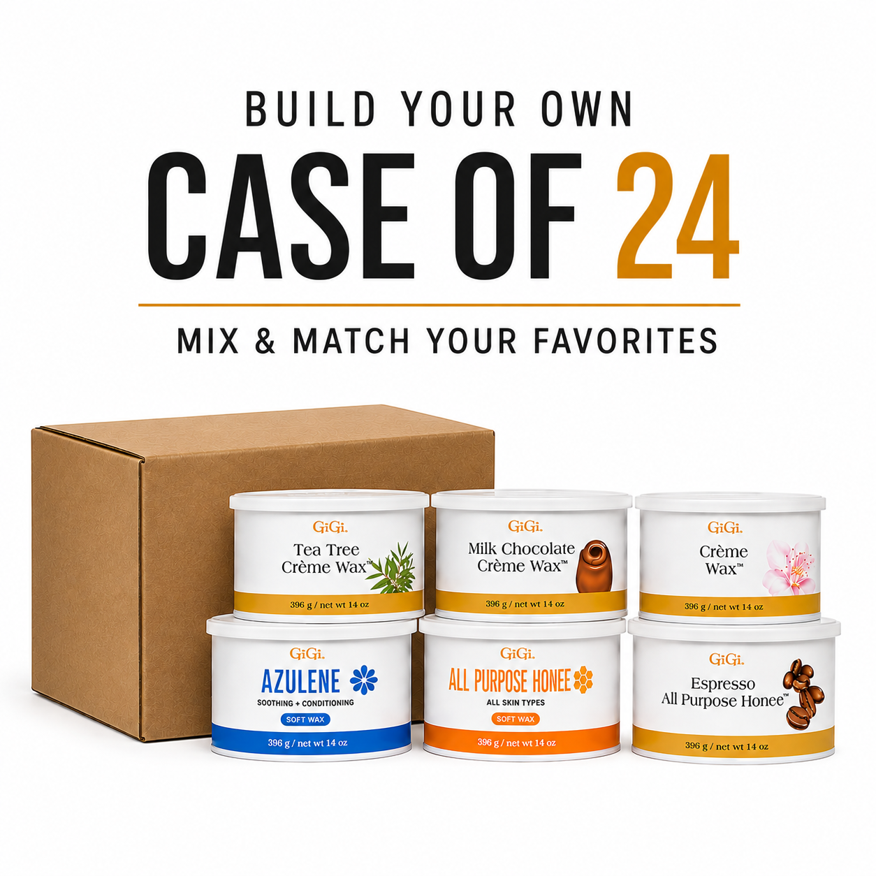 Gigi Wax - Create Your Own Case of 24!