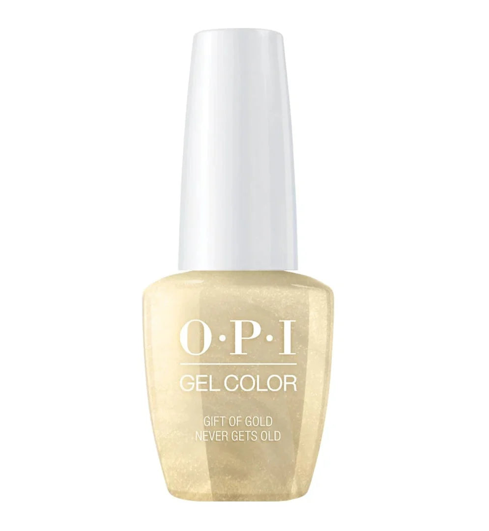 OPI Nail GelColor Polish HPJ12 Gift of Gold Never Gets Old 0.5 oz/15 ml