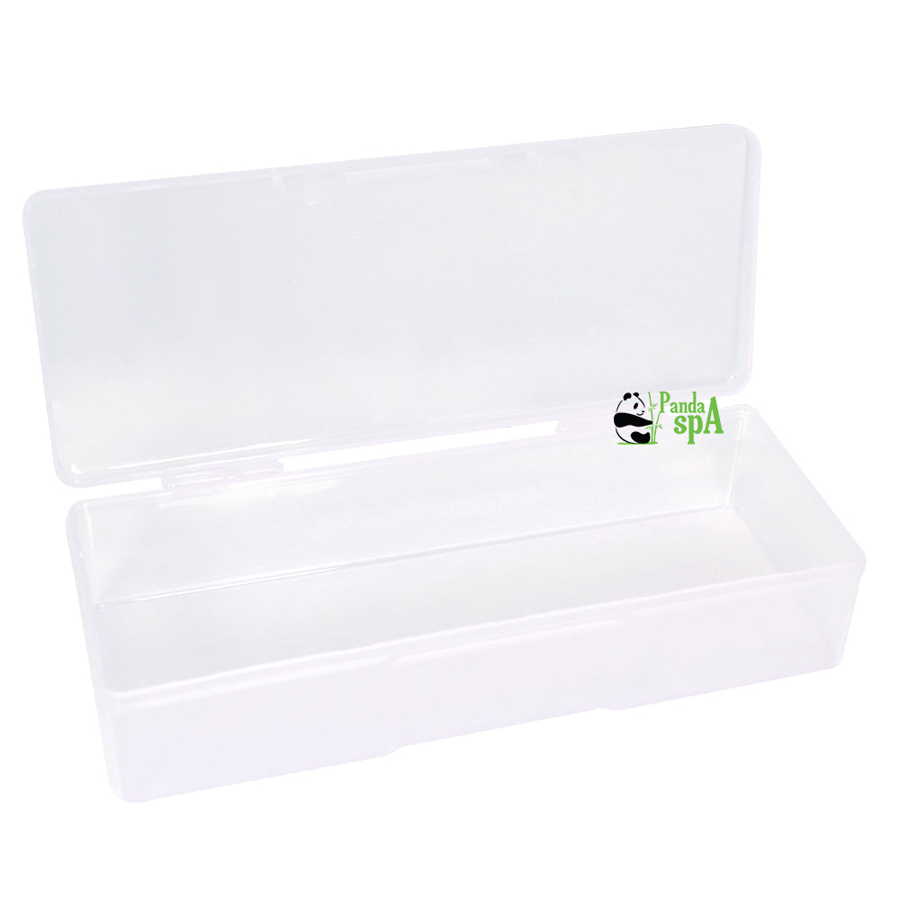 PandaSpa Large Portable Vip Clear Plastic Manicure Storage Toolbox (BULK DISCOUNT)