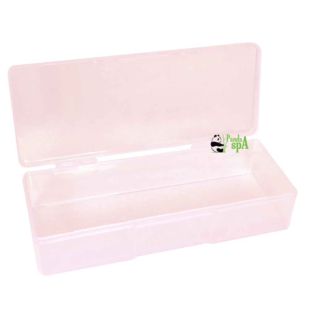 PandaSpa Large Portable Vip Clear Plastic Manicure Storage Toolbox (BULK DISCOUNT)