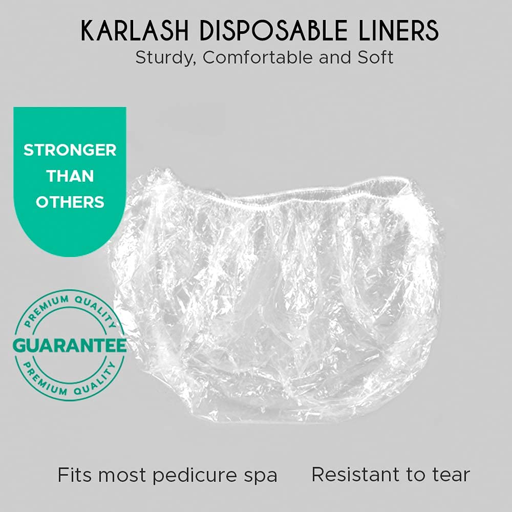 Karlash Premium Spa Disposable Liners Big Size Fits all Pedicure Spa
