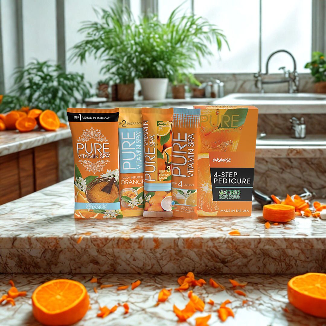 Pure Vitamin Spa 4 Step Pedicure Orange