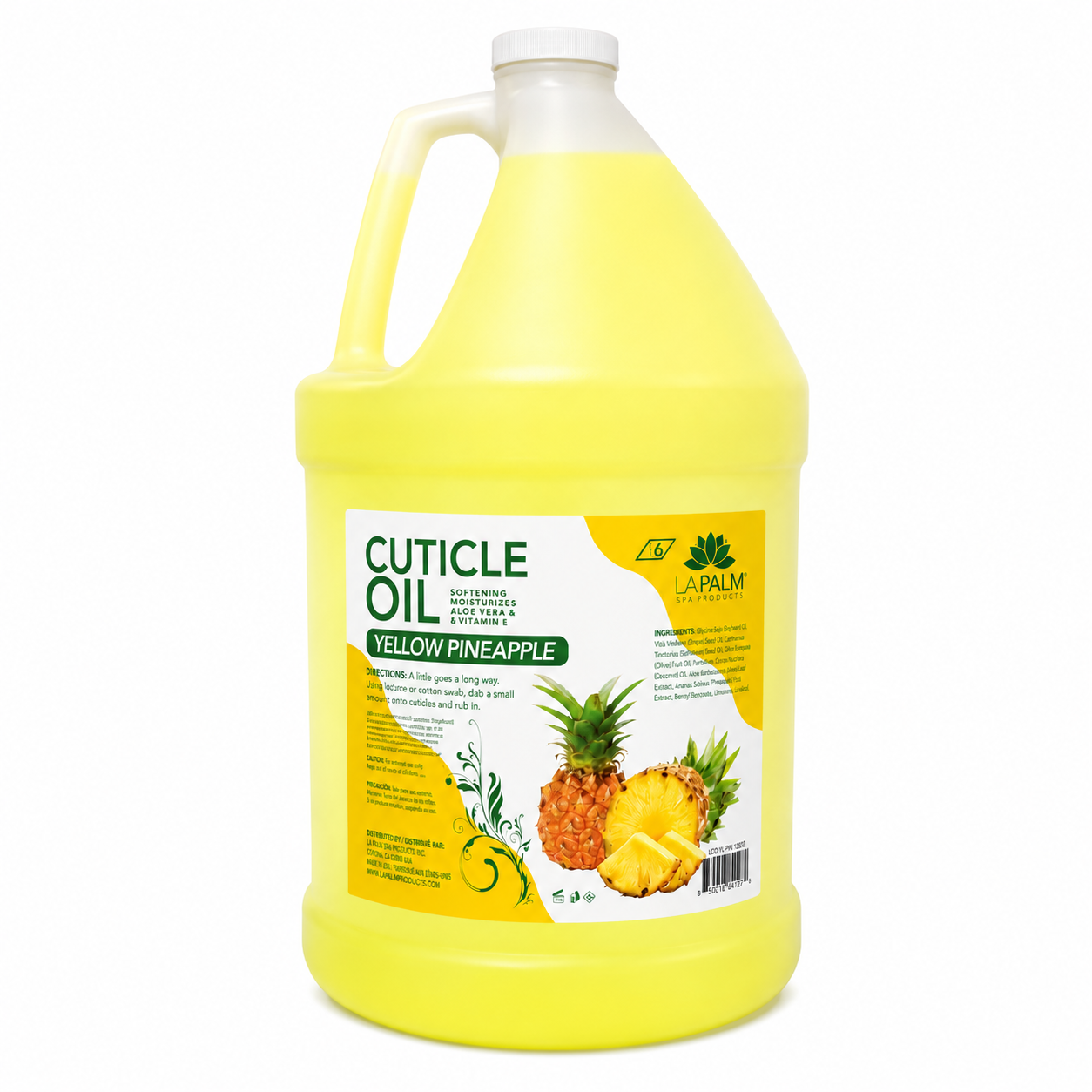 La Palm Spa Products Cuticle Oil Pineapple Yellow (Case of 4)