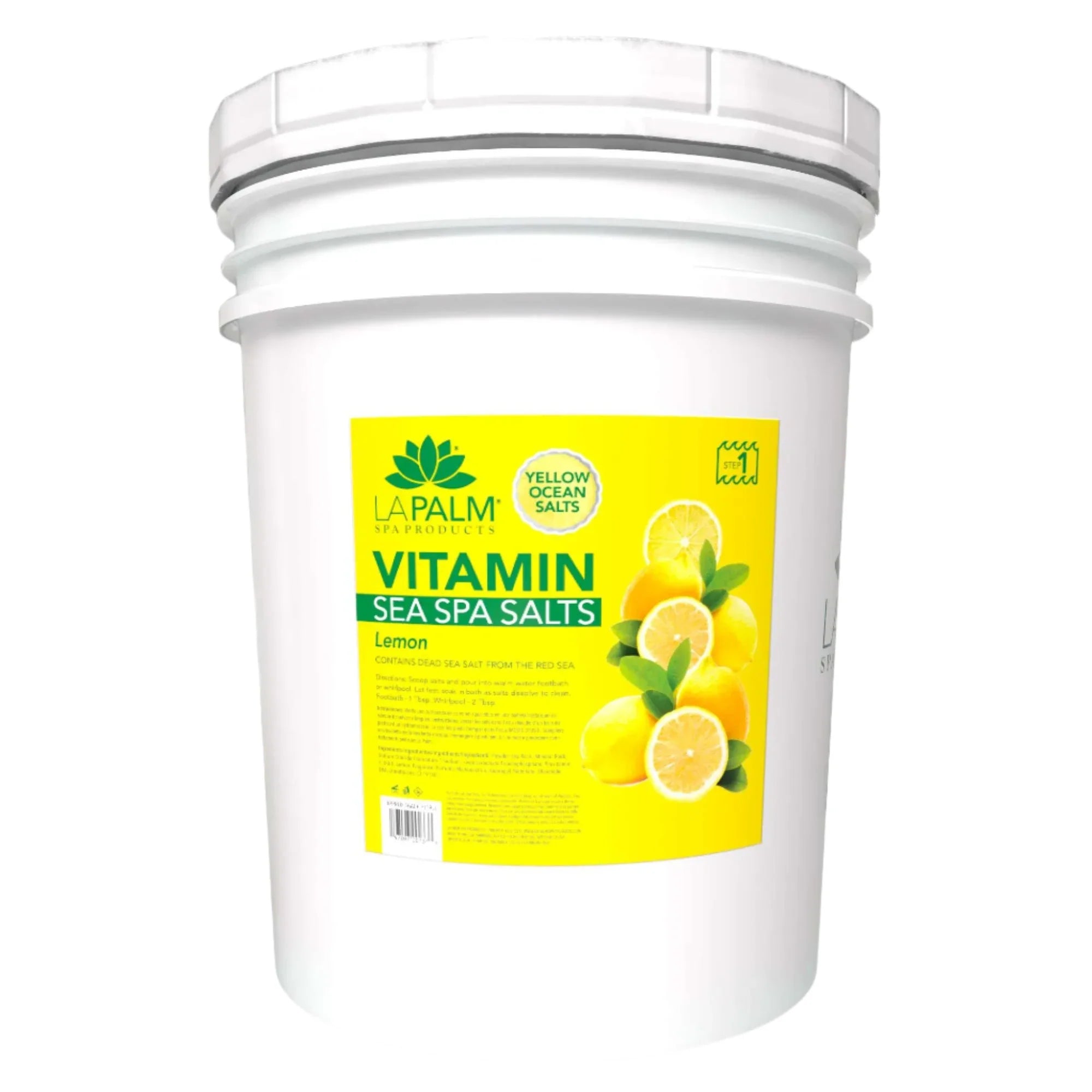 La Palm Vitamin Sea Spa Salts Lemon Bucket (5 gallon size)