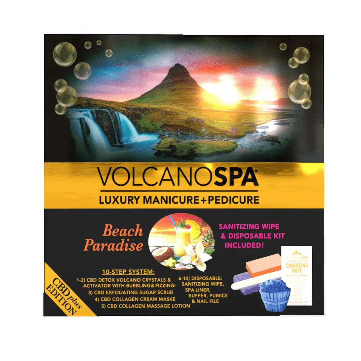 La Palm Volcano Spa Pedicure 6 Step Kit - Beach Paradise