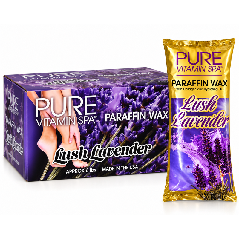 Pure Vitamin Spa Paraffin Wax - Lush Lavender