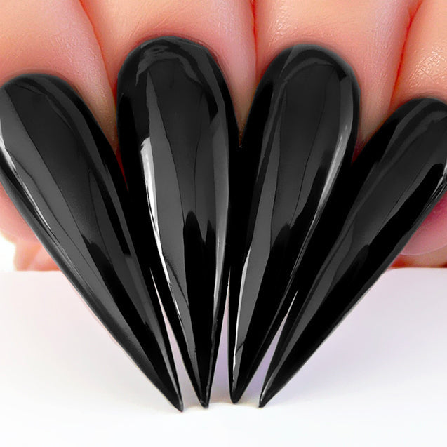 Kiara Sky Nail Polish N435 Black to Black 0.5 oz