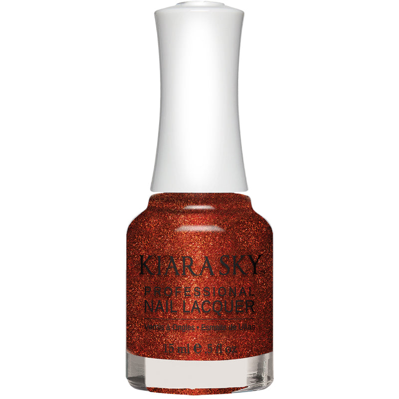 Kiara Sky Nail Polish N457 Frosted Pomegranate 0.5 oz