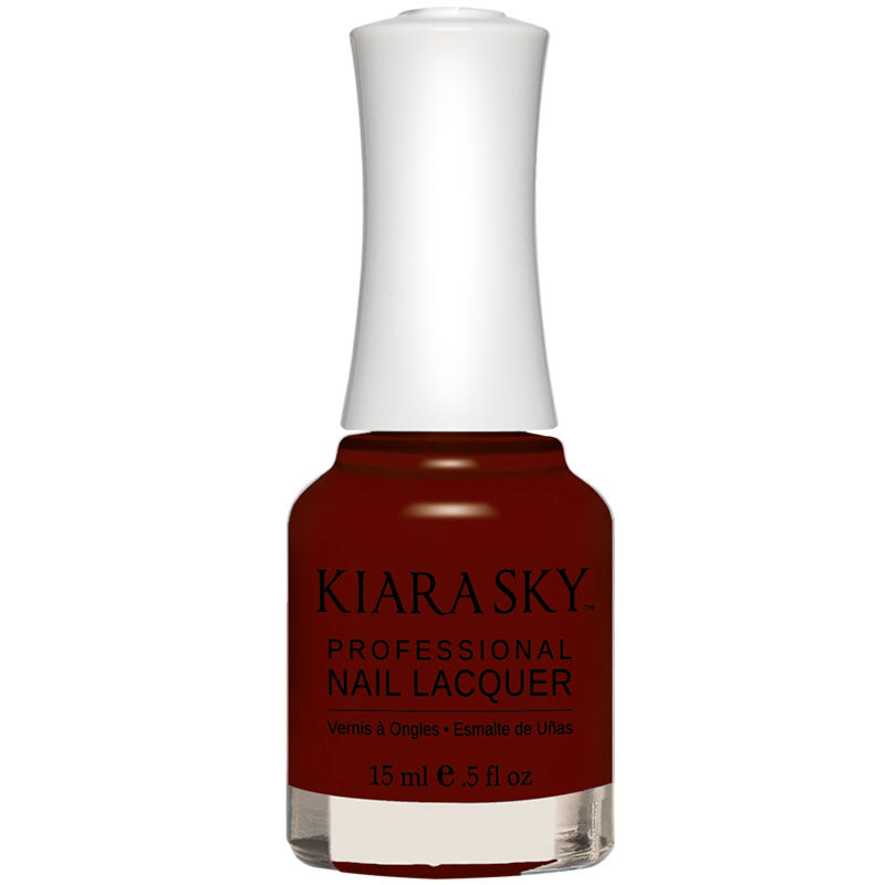 Kiara Sky Nail Polish N545 Riyalistic Maroon 0.5 oz