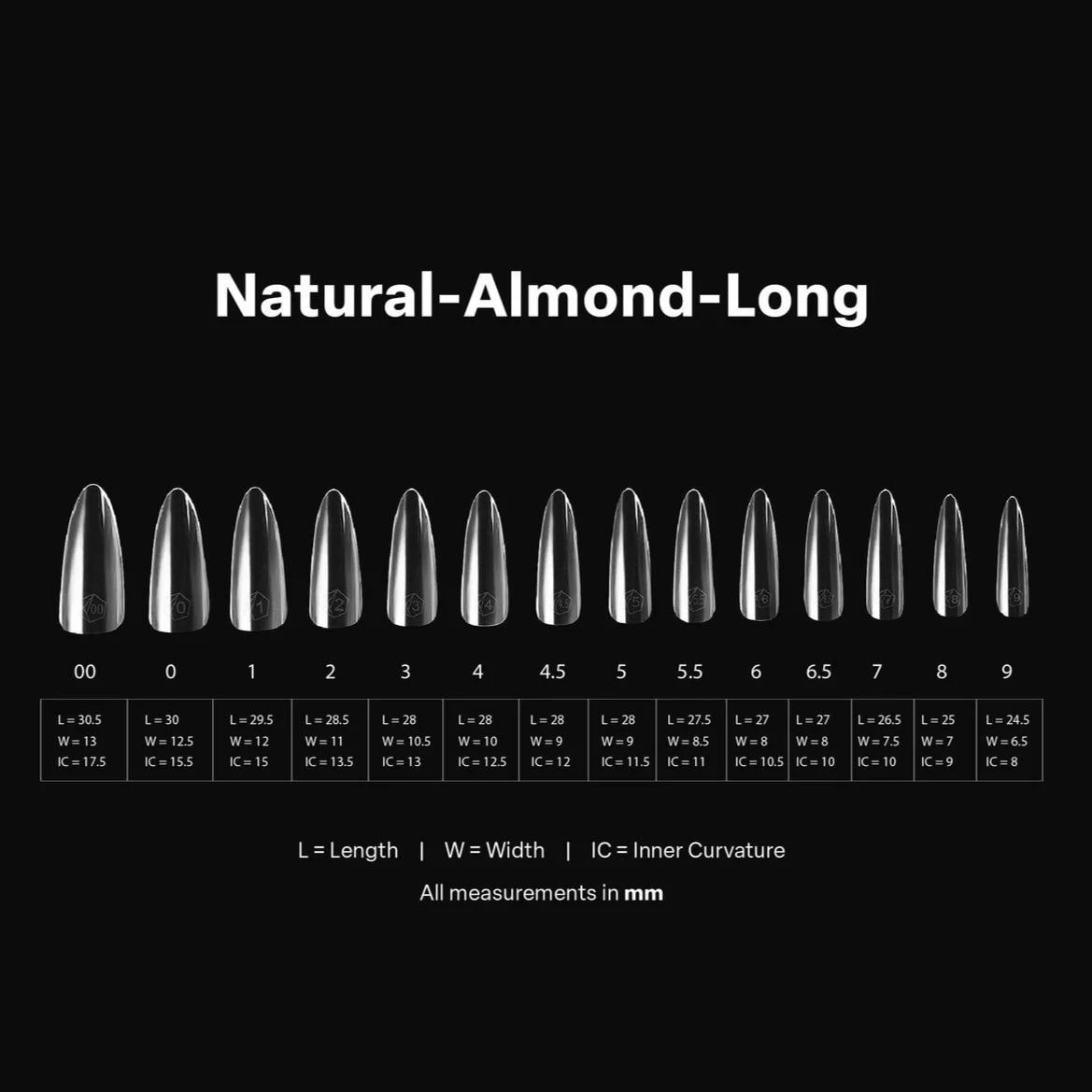 Aprés Gel-X Natural Soft Gel Tips 600pcs - Almond Long