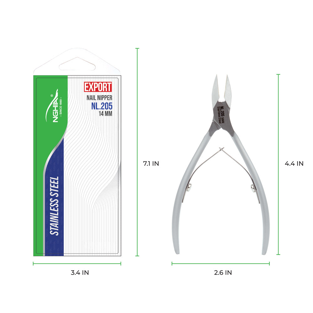 NGHIA Nail Nipper Stainless Steel - NL-205 14MM