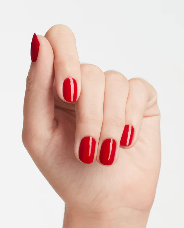 OPI Nail Lacquer Polish NLN25 Big Apple Red 0.5 oz