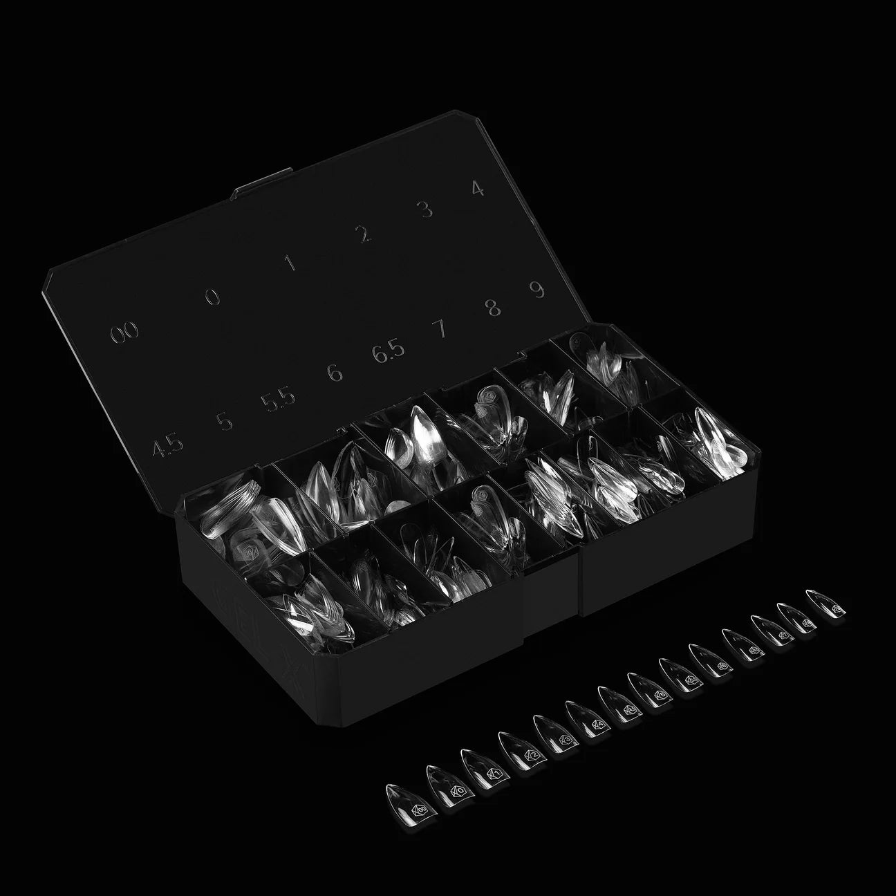 Aprés Gel-X Natural Soft Gel Tips 600pcs - Stiletto Medium