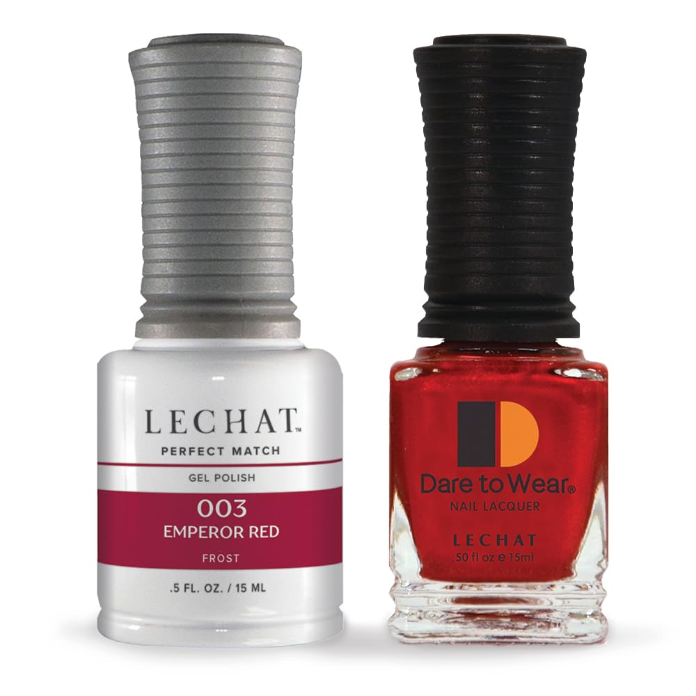 LeChat Perfect Match Soak Off Gel Polish PMS03 Emperor Red