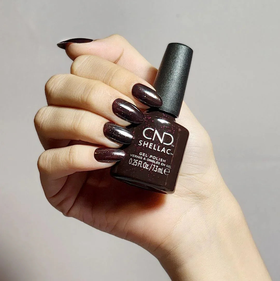 CLEARANCE SALE - CND Shellac Gel Polish Poison Plum 0.25oz