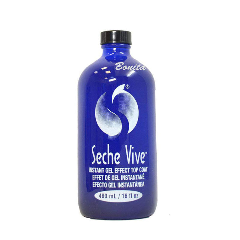 Seche Vive Professional Instant Gel Effect Top Coat 16 oz REFILL