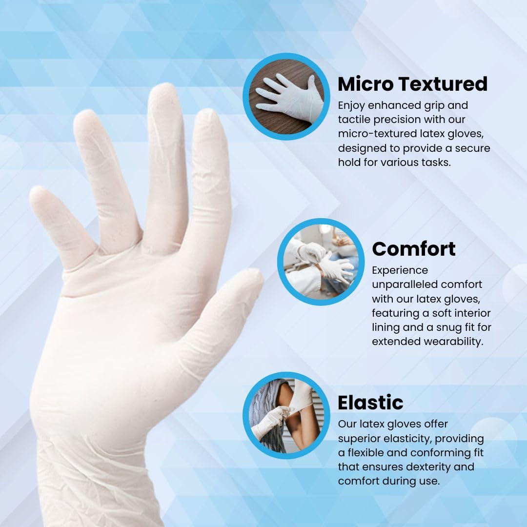 Shamrock Disposable Powder Free Latex Gloves (Small)