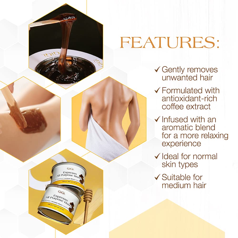 GiGi Espresso All Purpose Honee Wax 14 oz