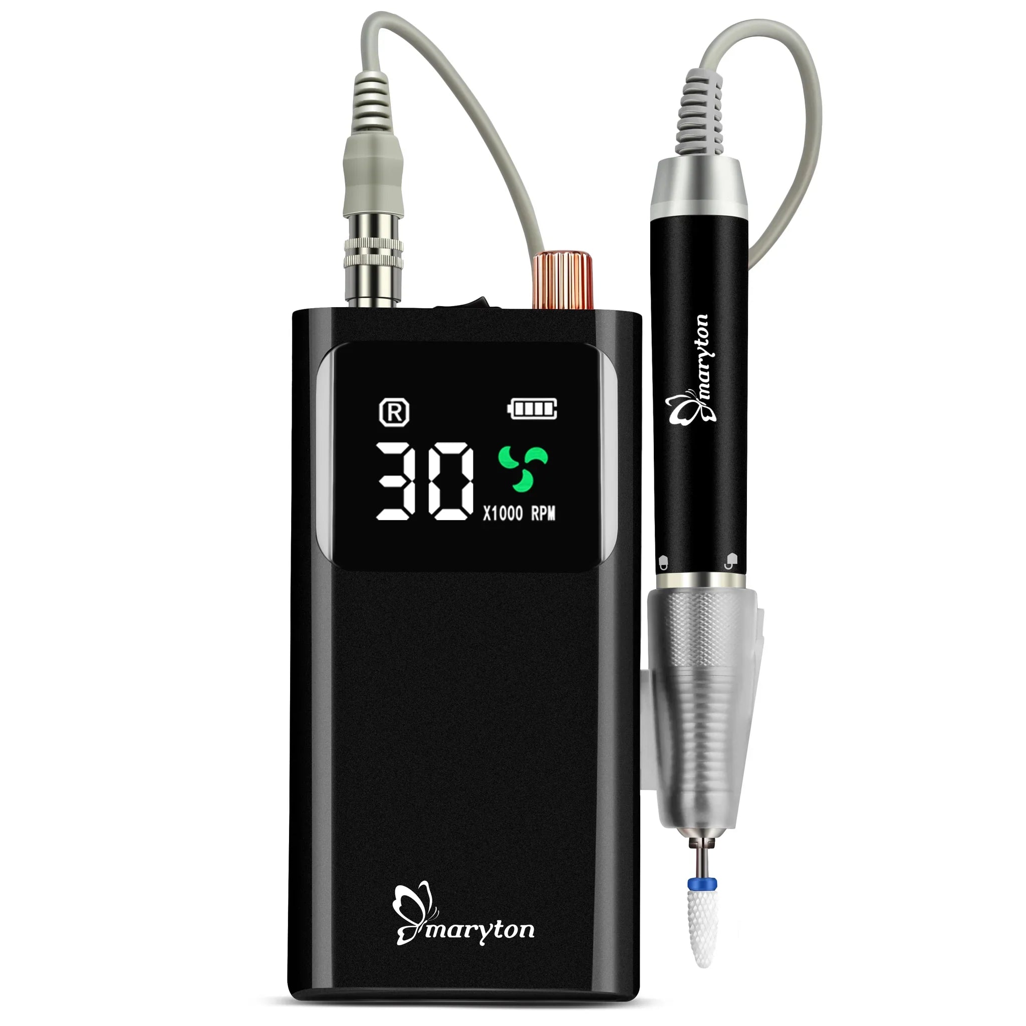Maryton Portable Rechargeable E-File Electric Nail Drill