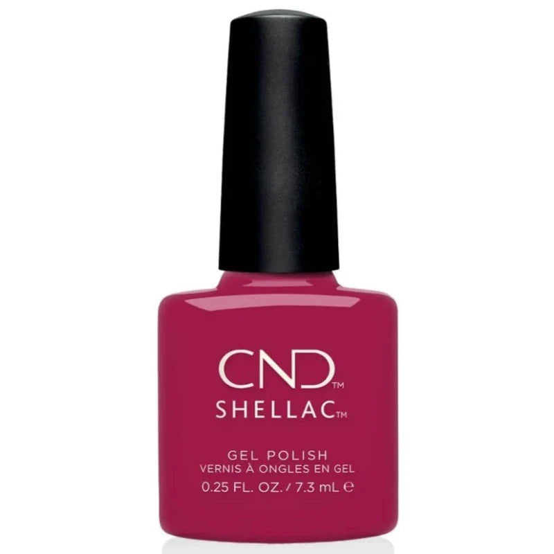 CLEARANCE SALE - CND Shellac Gel Polish How Merlot 0.25 oz