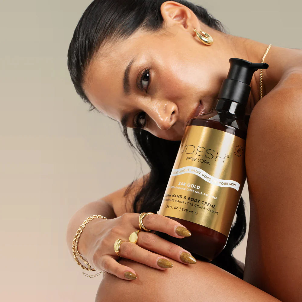 Voesh Vegan Hand & Body Lotion 24k Gold 28oz