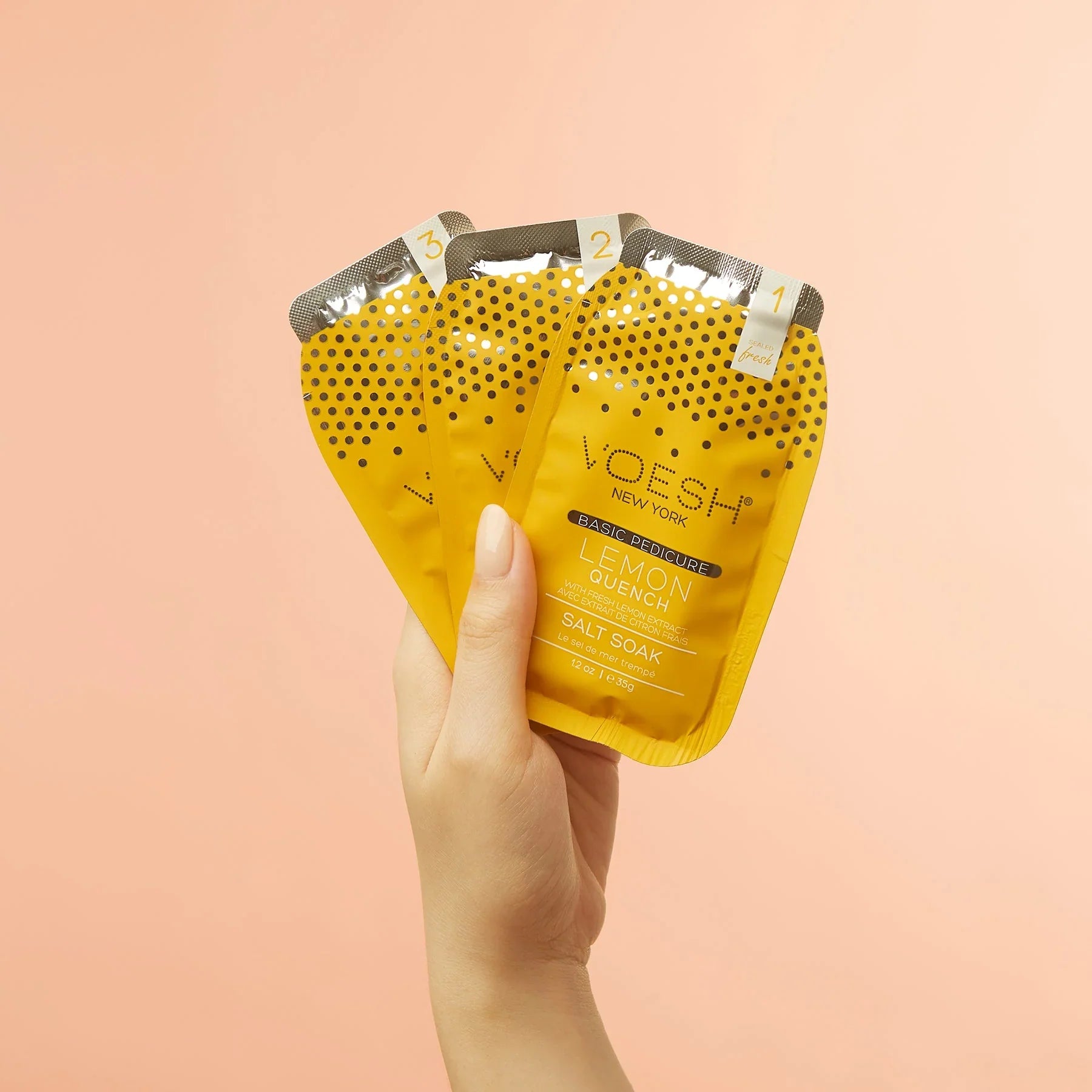 Voesh Pedi In A Box 3 Step Pedicure Lemon Quench