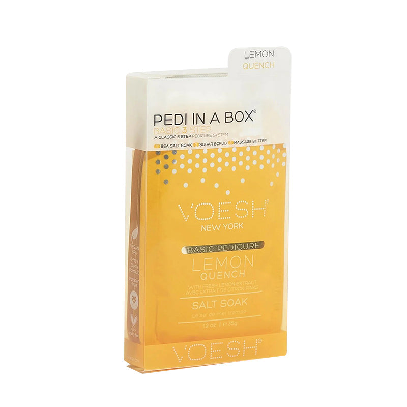 Voesh Pedi In A Box 3 Step Pedicure Lemon Quench