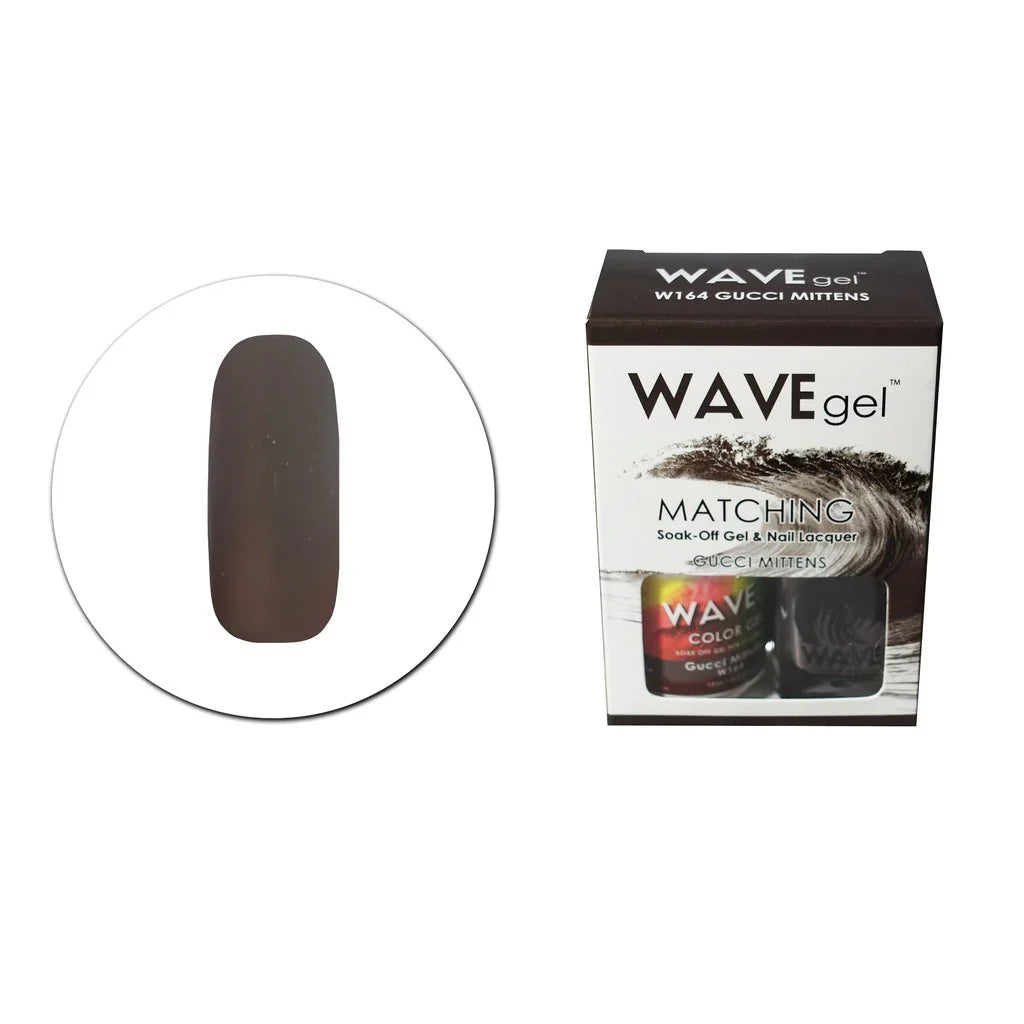 Wave Matching Duo Gel Soak Off Fancy Mittens #164