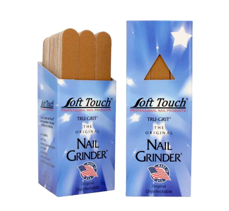 Soft Touch Imperial Gold Wood Board Nail FIle 100 Grit (50 pcs)