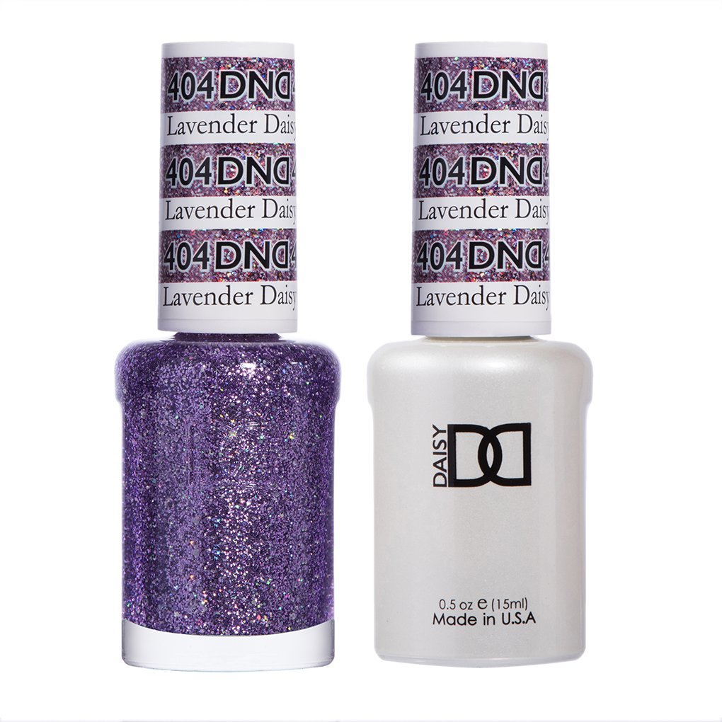 DND Matching Polish Set Gel & Lacquer 404 Lavender Daisy Star