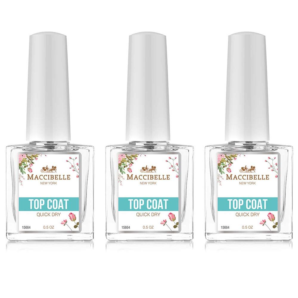 Maccibelle SUPER Quick Dry and High Shine Top Coat 0.5 oz