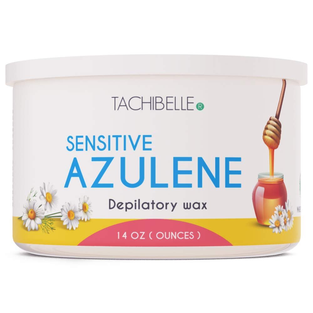 Tachibelle Depilatory Wax Hair Removal Sensitive Azulene Wax 14 Oz
