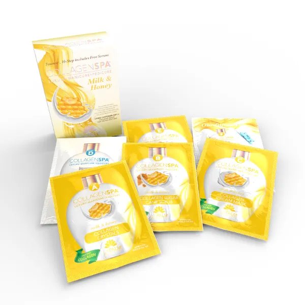 La Palm Collagen Spa Luxury Manicure and Pedicure with Collagen Bubble Crystals - Mix of 5 Scents